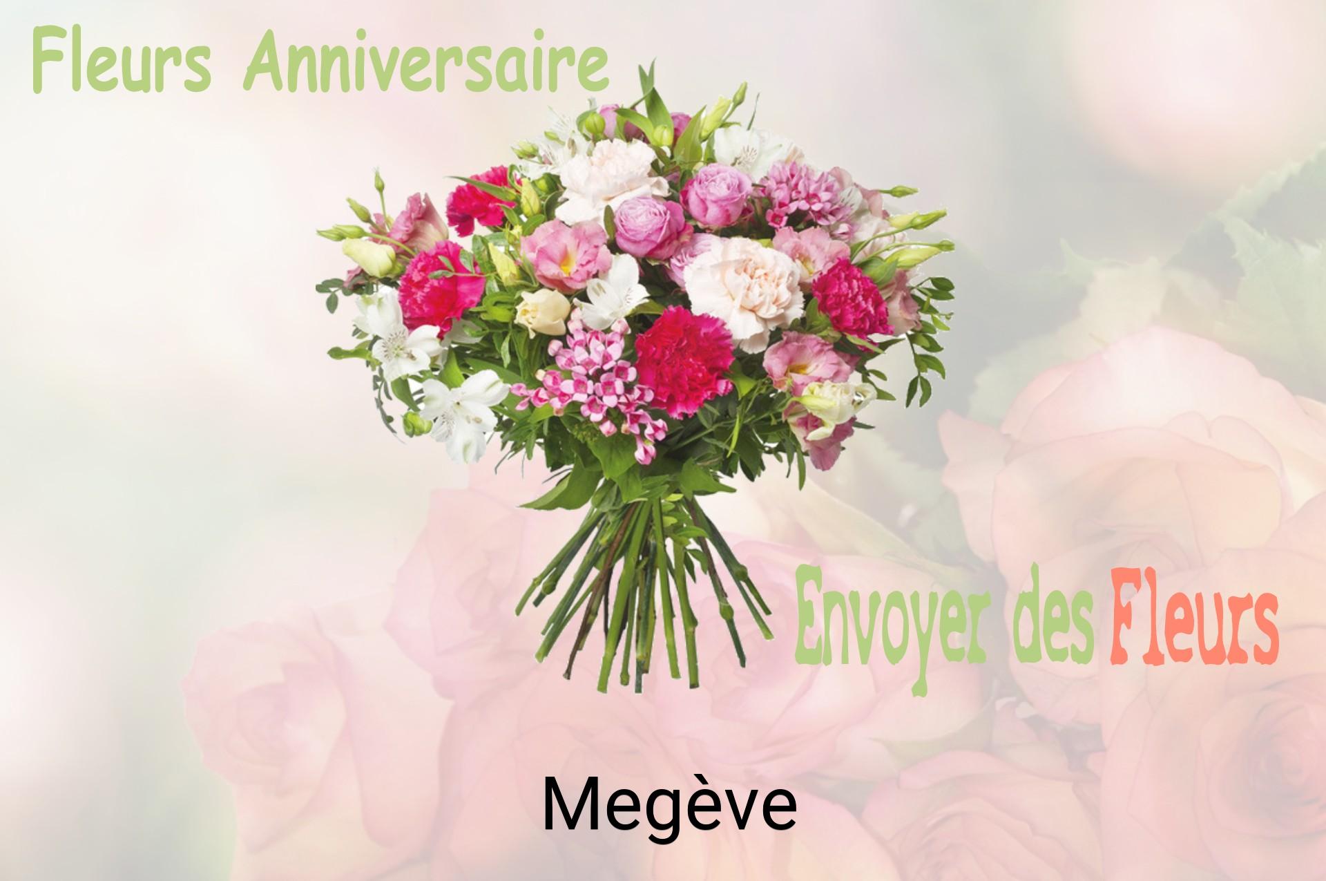 Bouquet de fleurs d’anniversaire livré à Megève