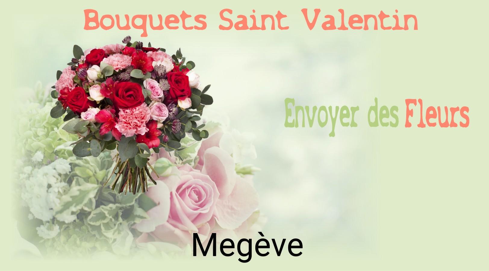 Roses de Saint-Valentin livrées à Megève